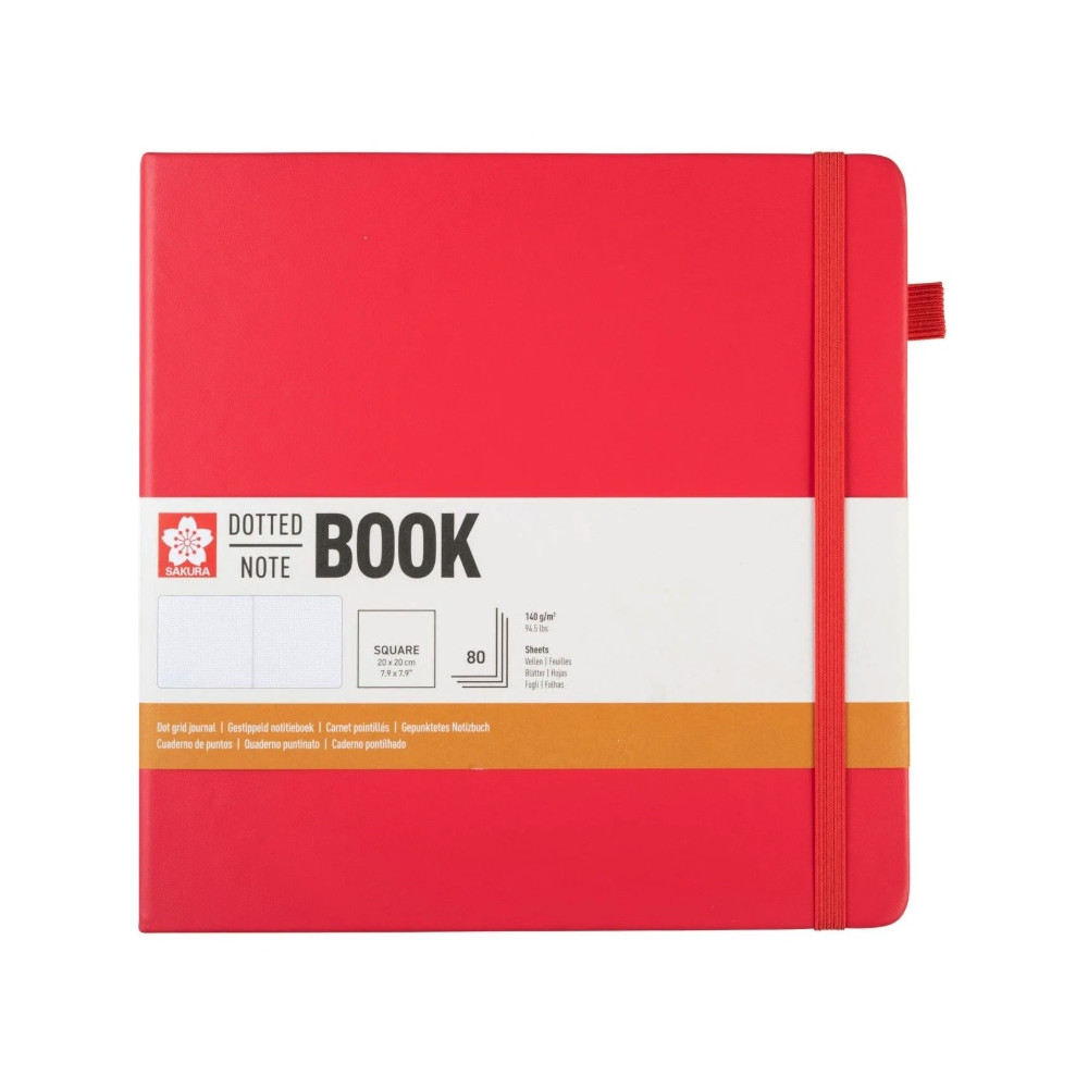 Notebook - Hardcover Dotted Notebook 20x20cm