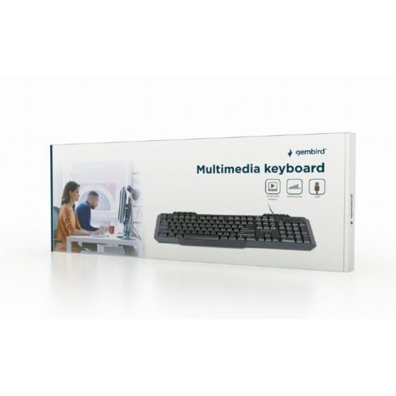 Gembird - Multimedia keyboard with Maltese fonts