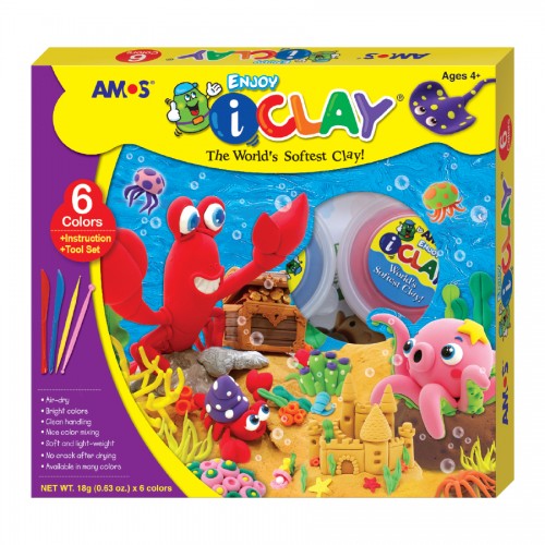 Clay - Modelling Air Dry Clay Set - Enjoy i Clay (Amos)