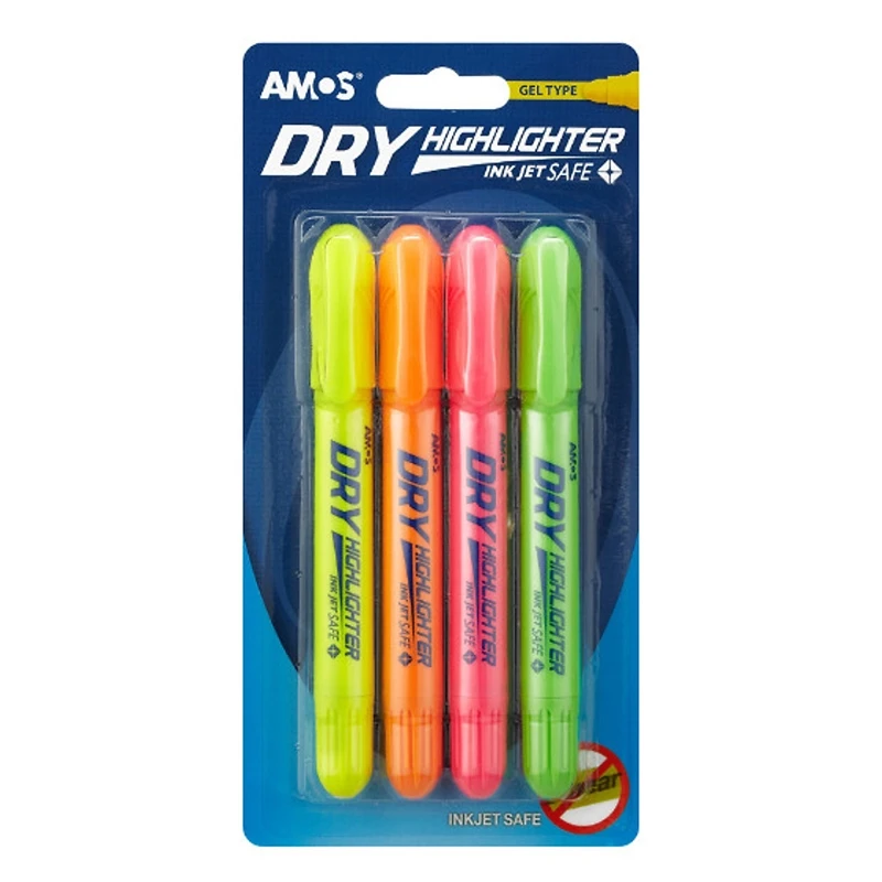 Highlighters - Set of 4 Dry Highlighters - (Amos)