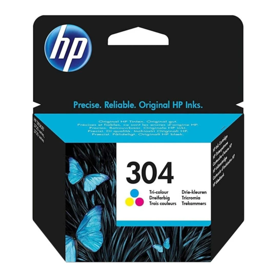 HP Printer Ink - Black and Color - HP 304 Clr