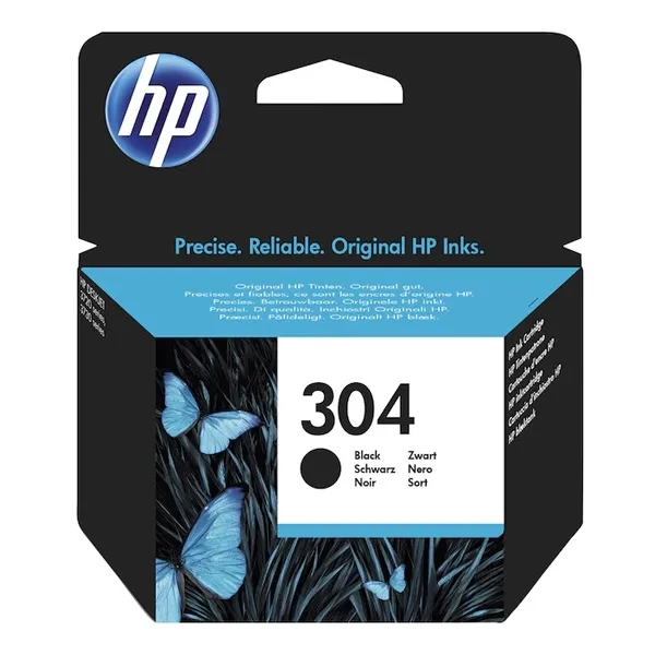 HP Printer Ink - Black and Color - HP 304 Blk