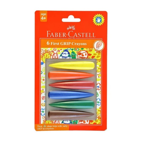 Crayons - First Grip Crayons - (Faber Castell)