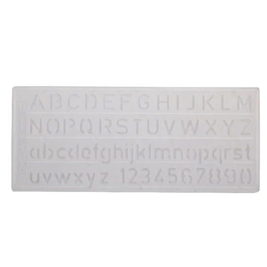 Stencils - Transparent Letters Stencil - (Omega) - 10mm