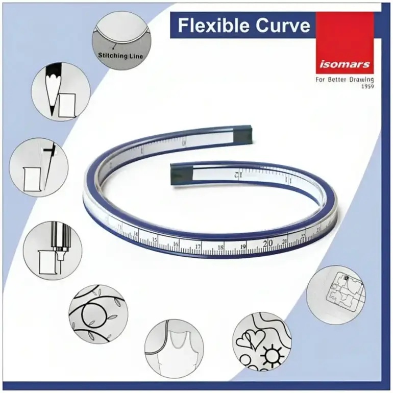 Geometry - Flexible Curve 60cm Length - (Isomars)