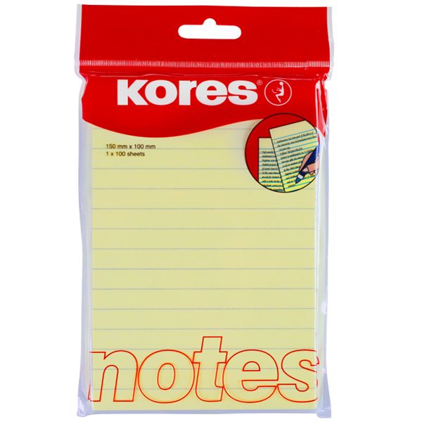 Sticky Notes - Lined Sticky Notes - (Kores)