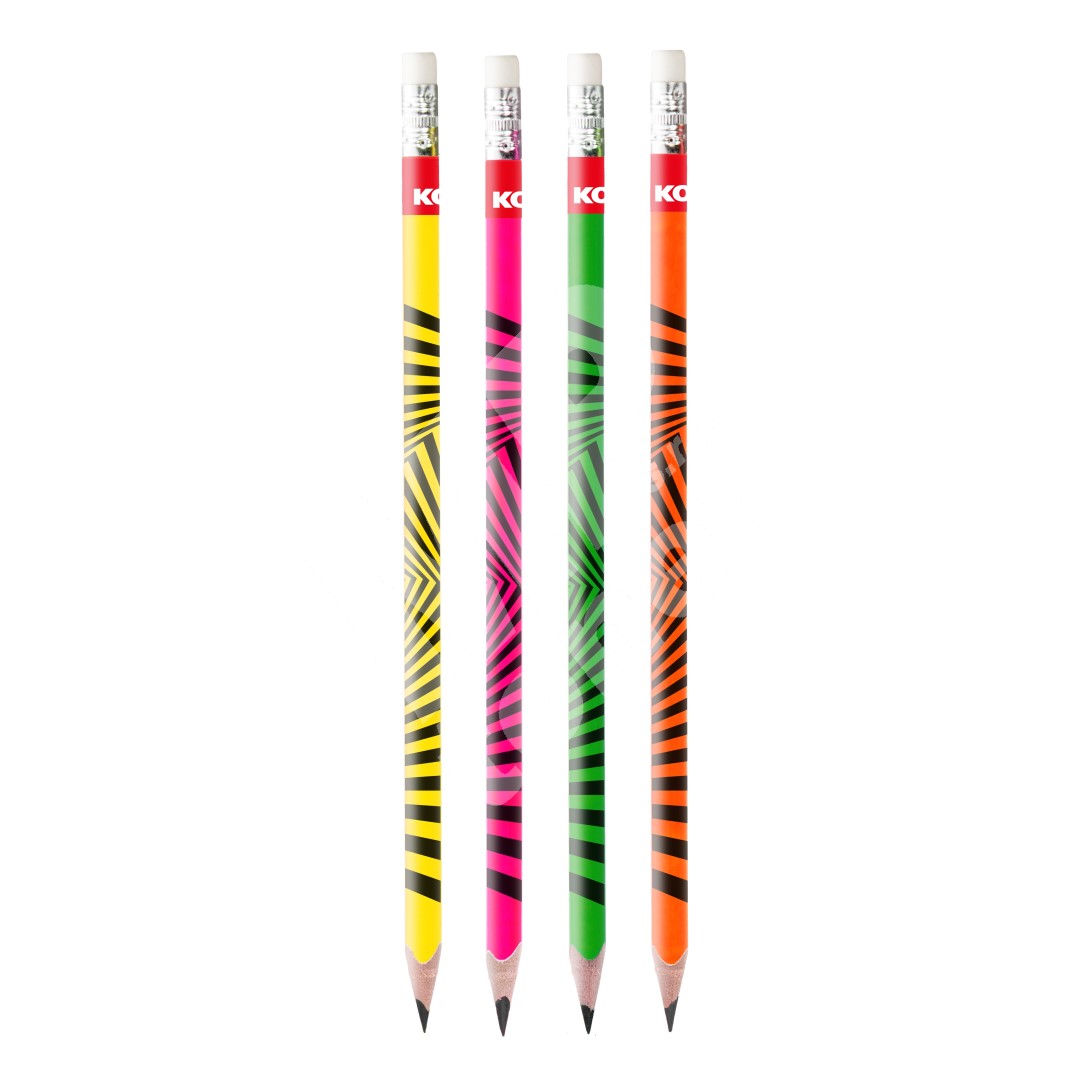 Pencils - Neon Graphite Pencil - (Kores)