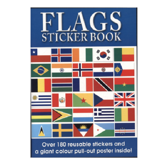 Sticker Book - Flags Sticker Book