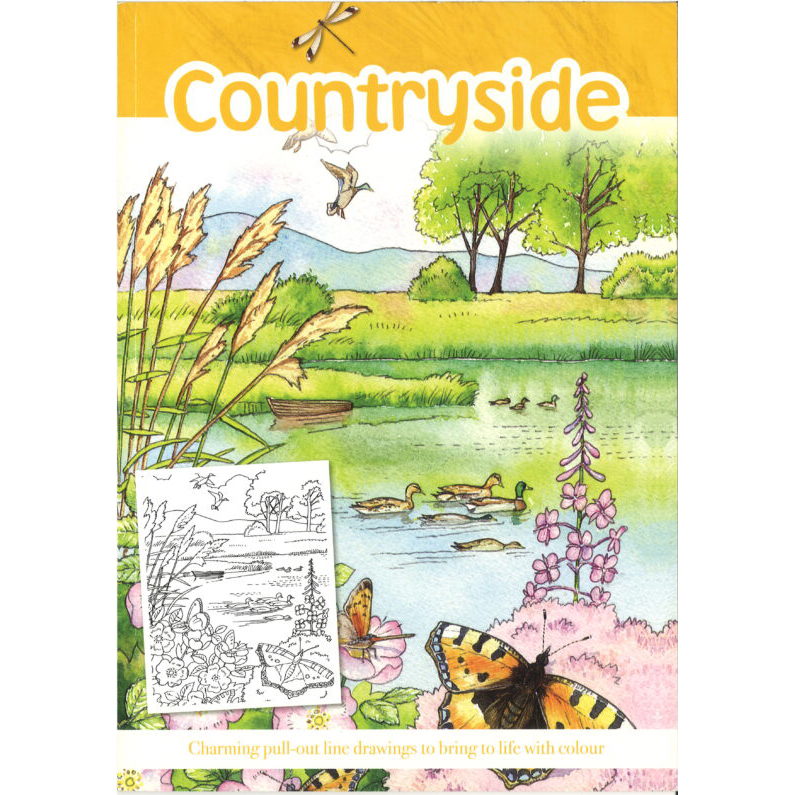 Adult Colouring Books - Nature - Countryside