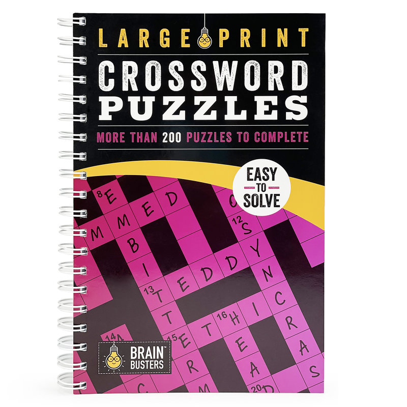 Activity Books - Large Print Crossword Puzzles