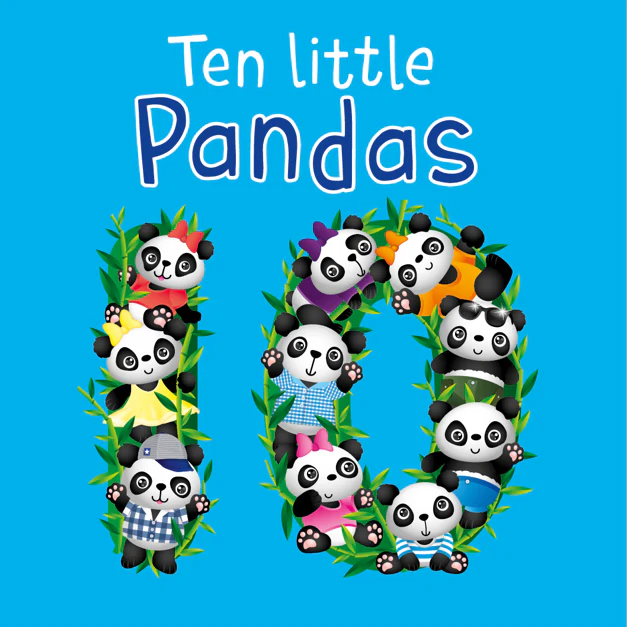 Books - Picture Book - (Page) - Ten Little Pandas