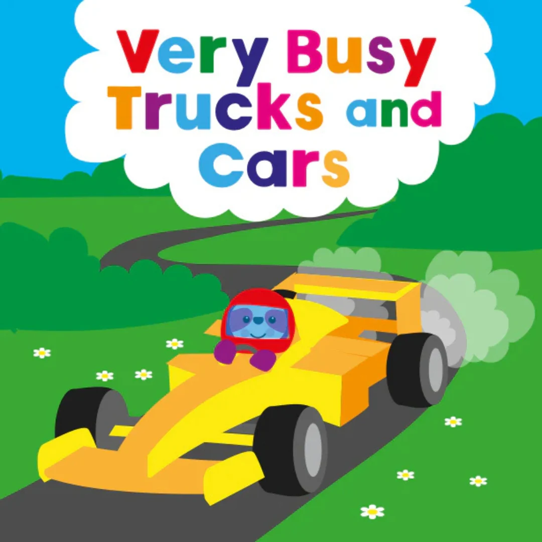 Books - Picture Book - (Page) - Very Busy Trucks and Cars