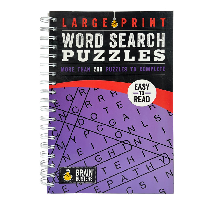 Activity Books - Large Print Wordsearch Puzzles