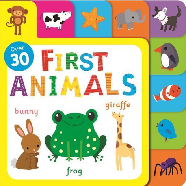 Books - Hardback Books With Tabs - (Igloo Books) - First Animals