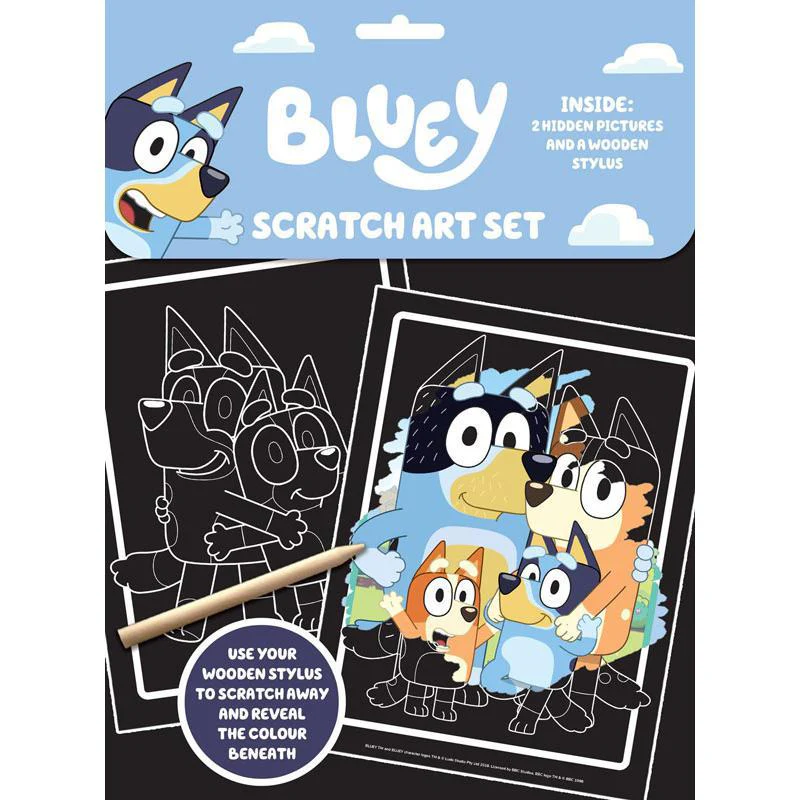 Scratch Art - Bluey Scratch Art Set