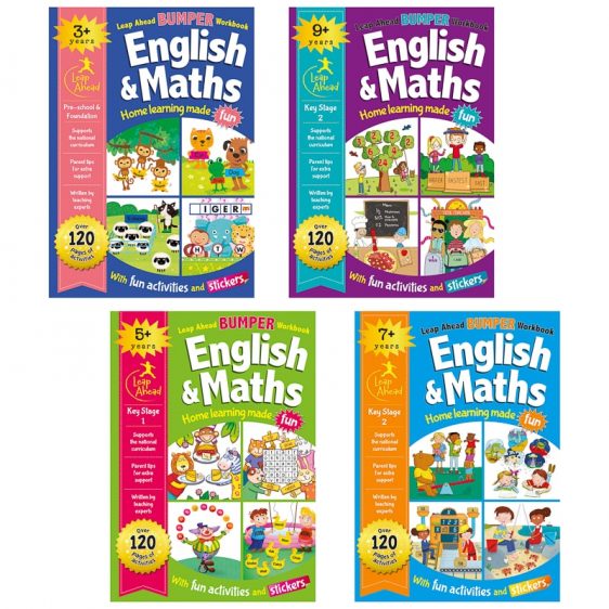 Books - Leap Ahead Workbook English & Maths - 9+