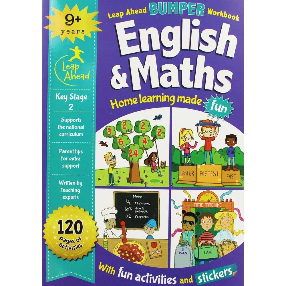 Books - Leap Ahead Workbook English & Maths - 9+