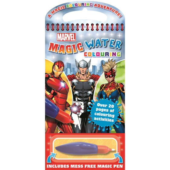 Activity Books - Disney Activity Books - Magic Water Colouring - (Igloo Books) - Marvel Avengers: Magic Water Colouring