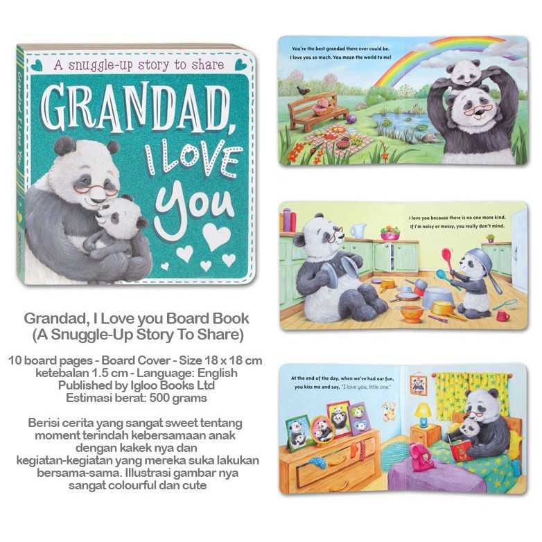 Books - I Love You - (Igloo Books) - Grandad I Love You
