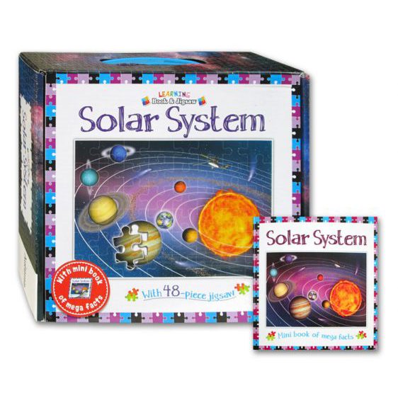 Puzzles - Solar System: Book And Jigsaw