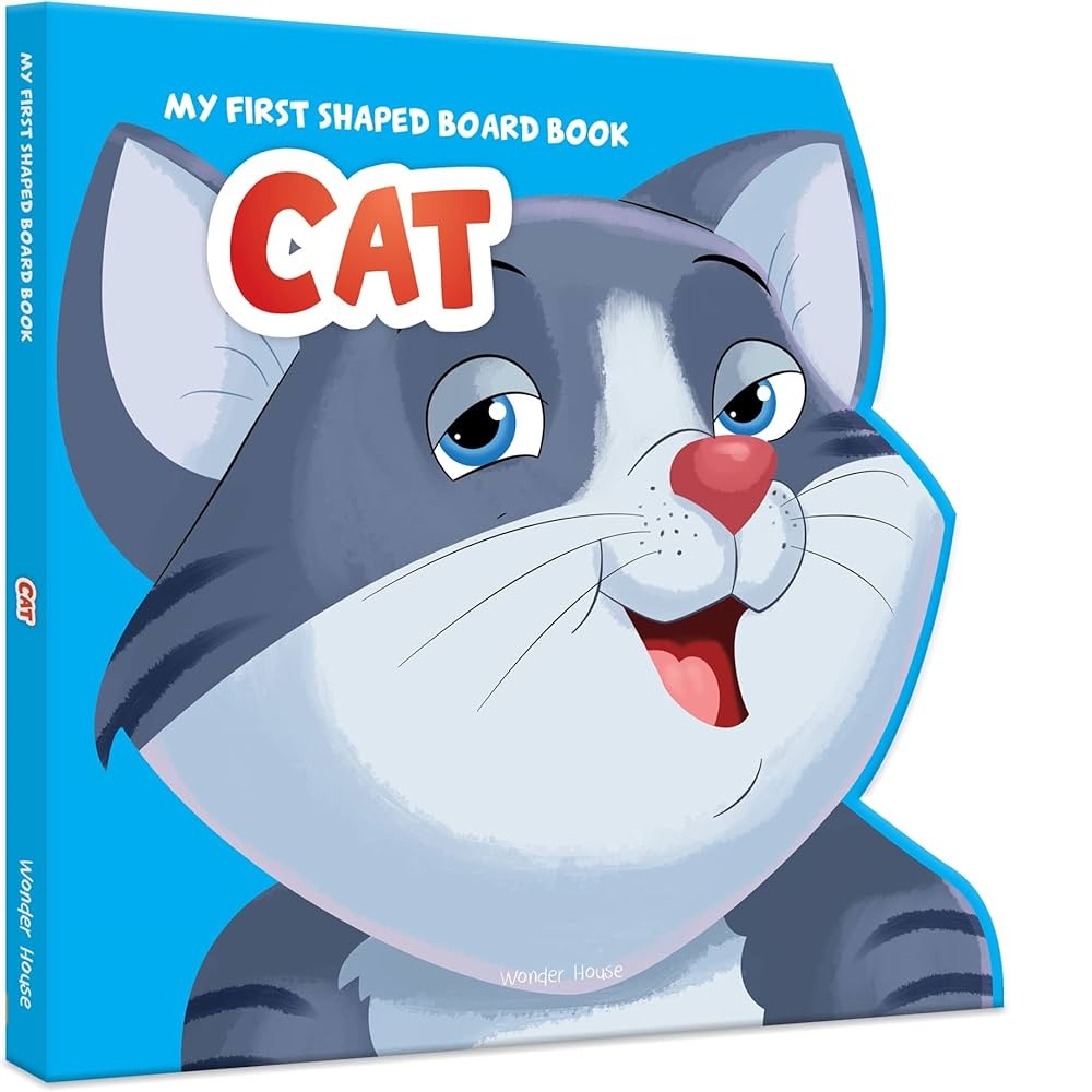 Books - My First Shaped Board Book Animals - Cat