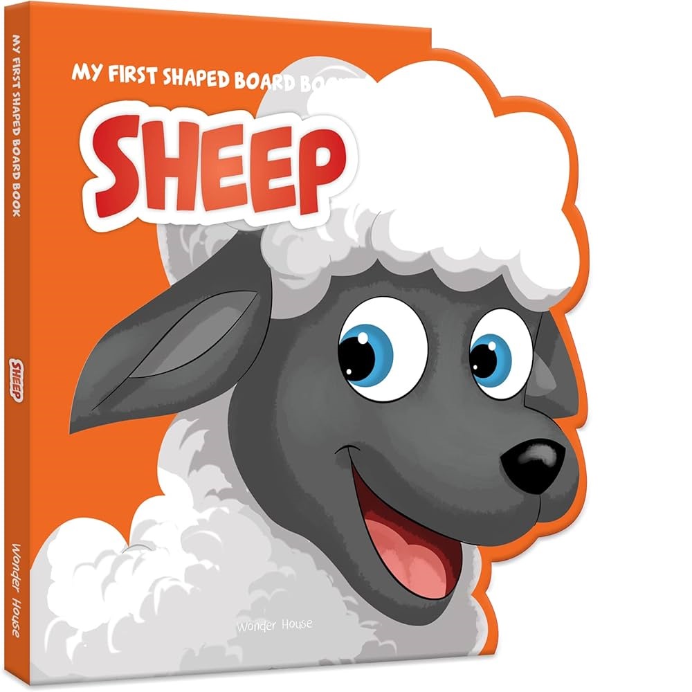 Books - My First Shaped Board Book Animals - Sheep