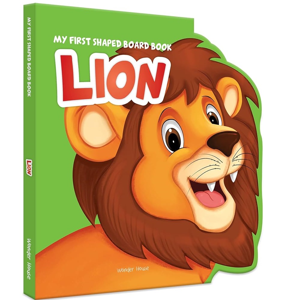 Books - My First Shaped Board Book Animals - Lion