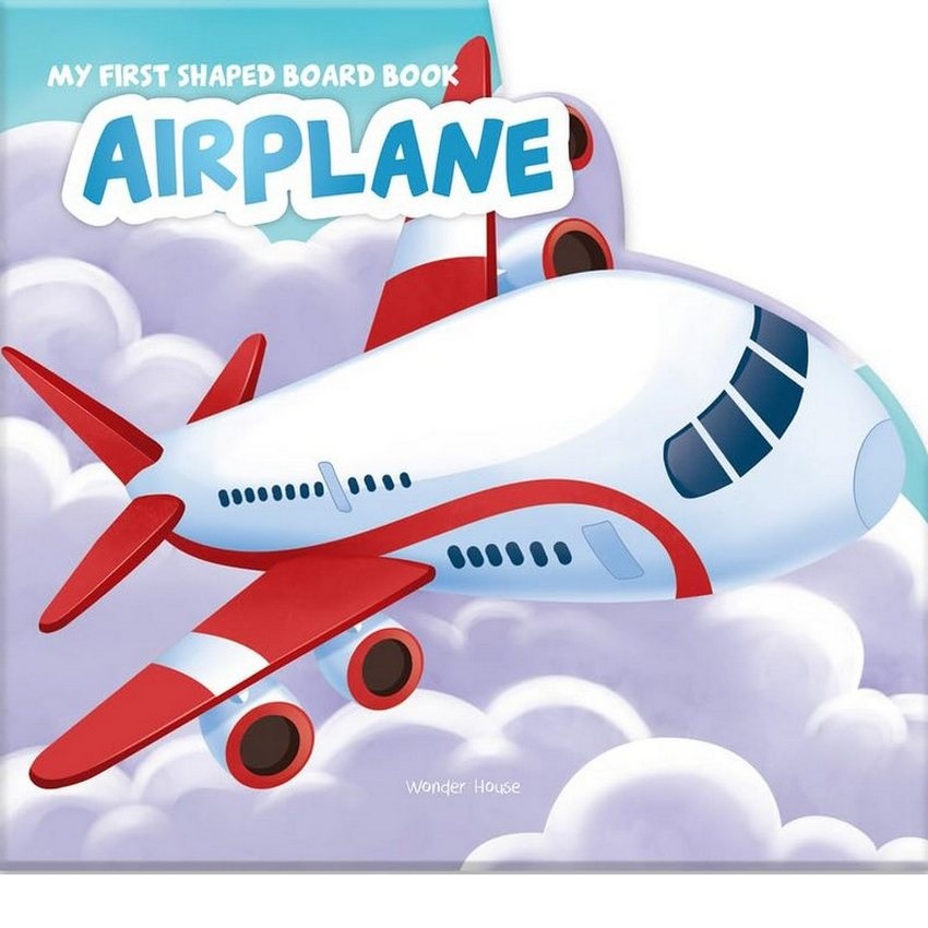 Books - My First Shaped Board Book Vehicles - Airplane