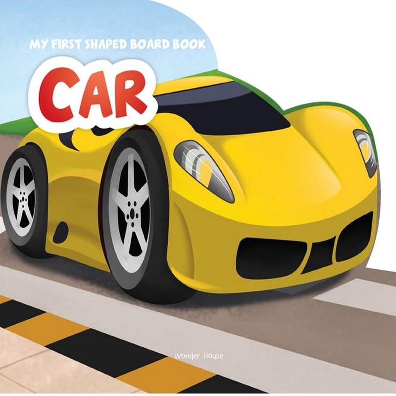 Books - My First Shaped Board Book Vehicles - Car