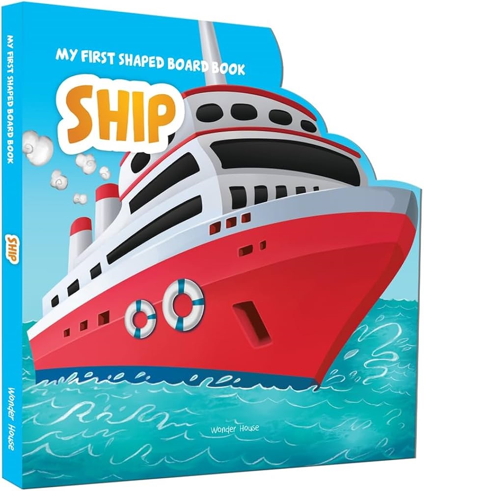 Books - My First Shaped Board Book Vehicles - Ship