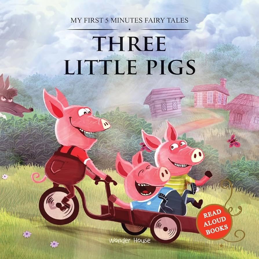 Books - My First 5 Minutes Fairy Tales - (Wonder House) - Three Little Pigs