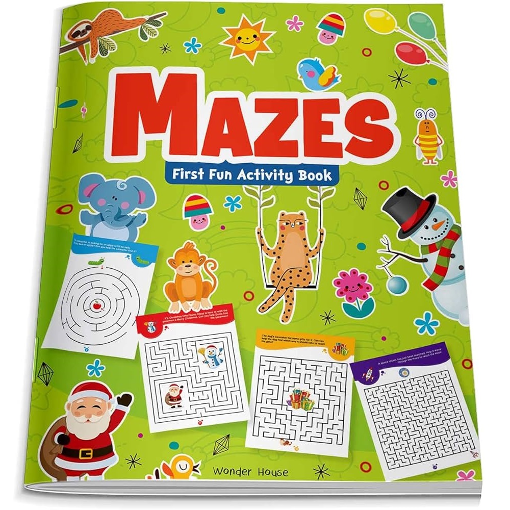 Activity Books - First Fun Activity Book - (Wonder House) - Mazes