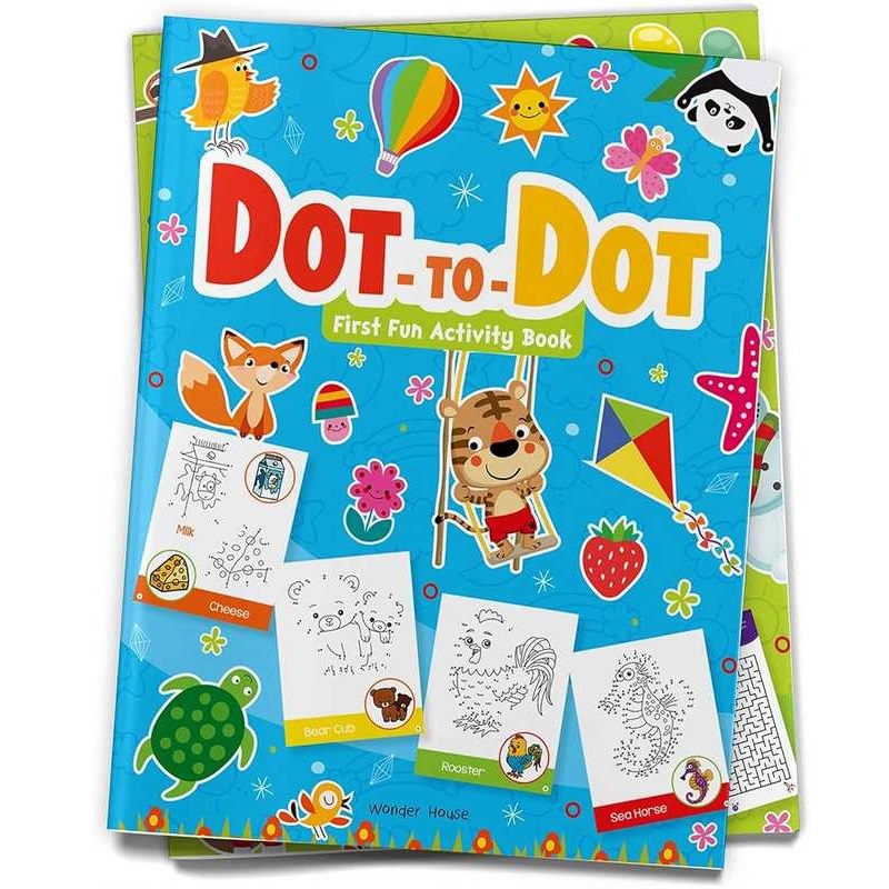 Activity Books - First Fun Activity Book - (Wonder House) - Dot-to-Dot