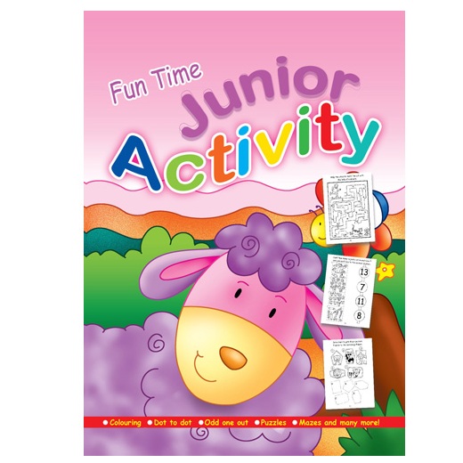 Colouring Books - Junior Activity Book Sheep