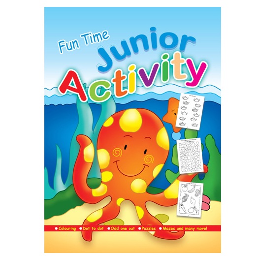Colouring Books - Junior Activity Book Octopus