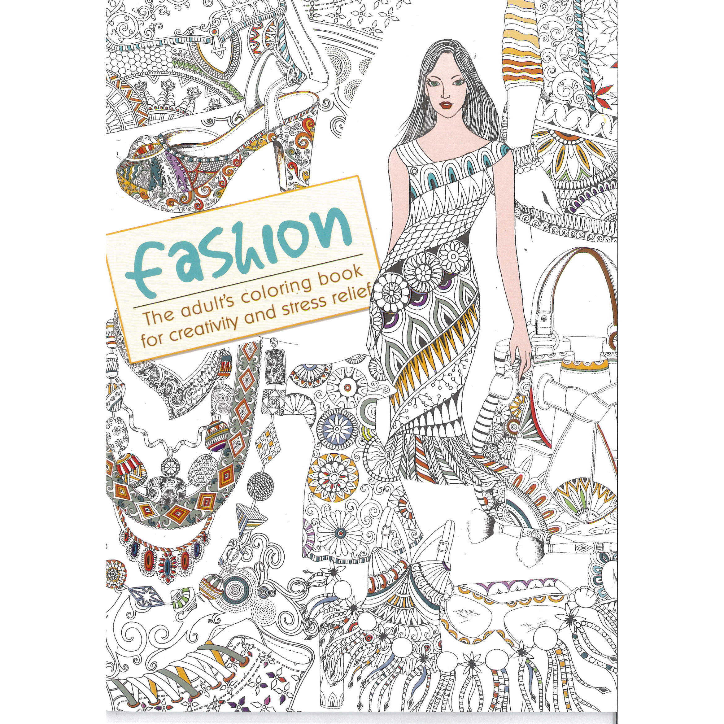 Adult Colouring Books - Mandala Adult Colouring Book - (Richard) - Fashion Design