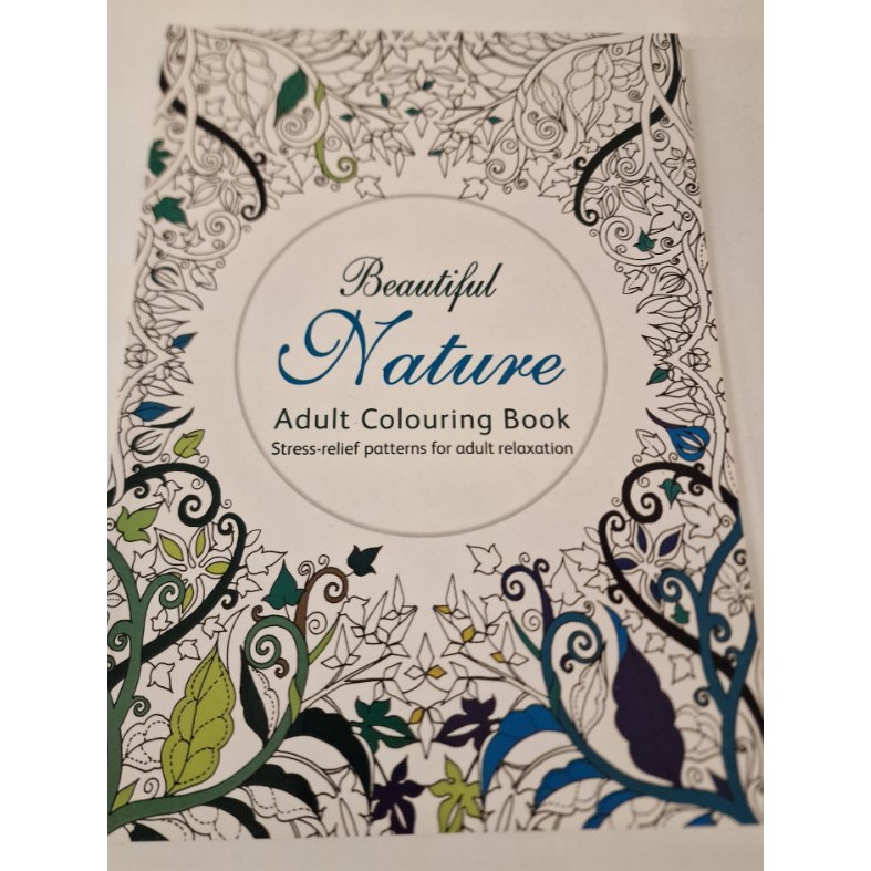 Adult Colouring Books - Mandala Adult Colouring Book - (Richard) - Beautiful Nature