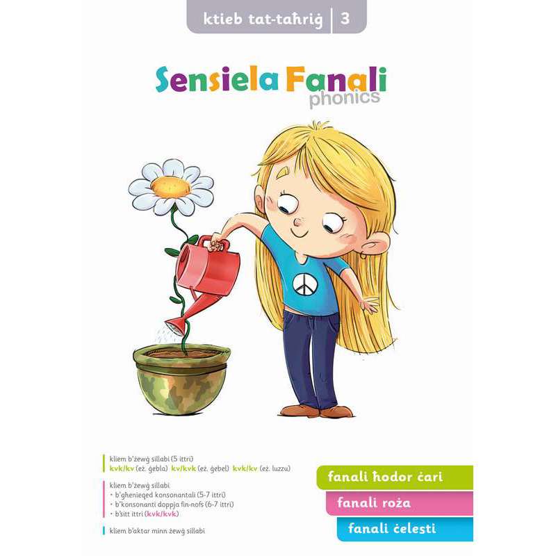 Sensiela Fanali - Phonics - Ktieb tat-Tahrig - Ktieb tat- Tahrig 3
