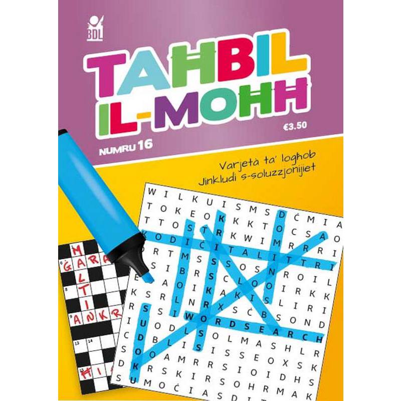 Activity Books - Taħbil Il-Moħħ - Numru 16