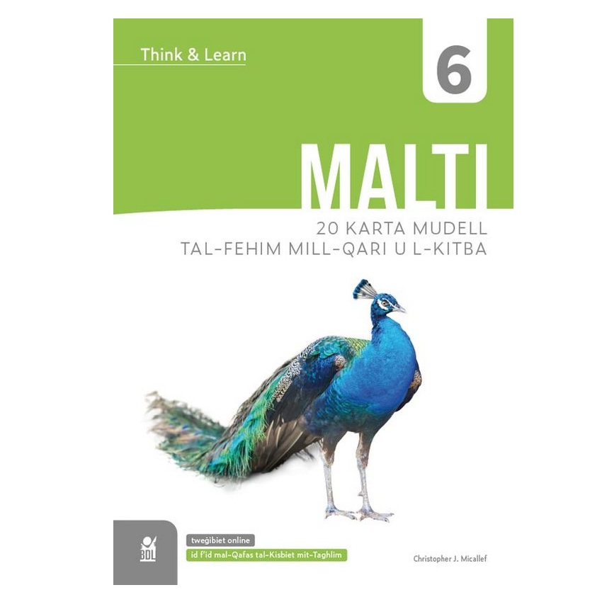 Think & Learn - Malti Year 6: 20 Karta Mudell tal-Fehim mill-Qari u l-Kitba