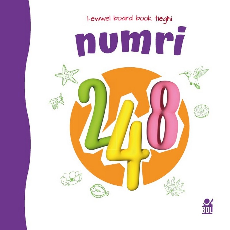 Book - L-Ewwel Board Book Tiegħi: Numri - (BDL)