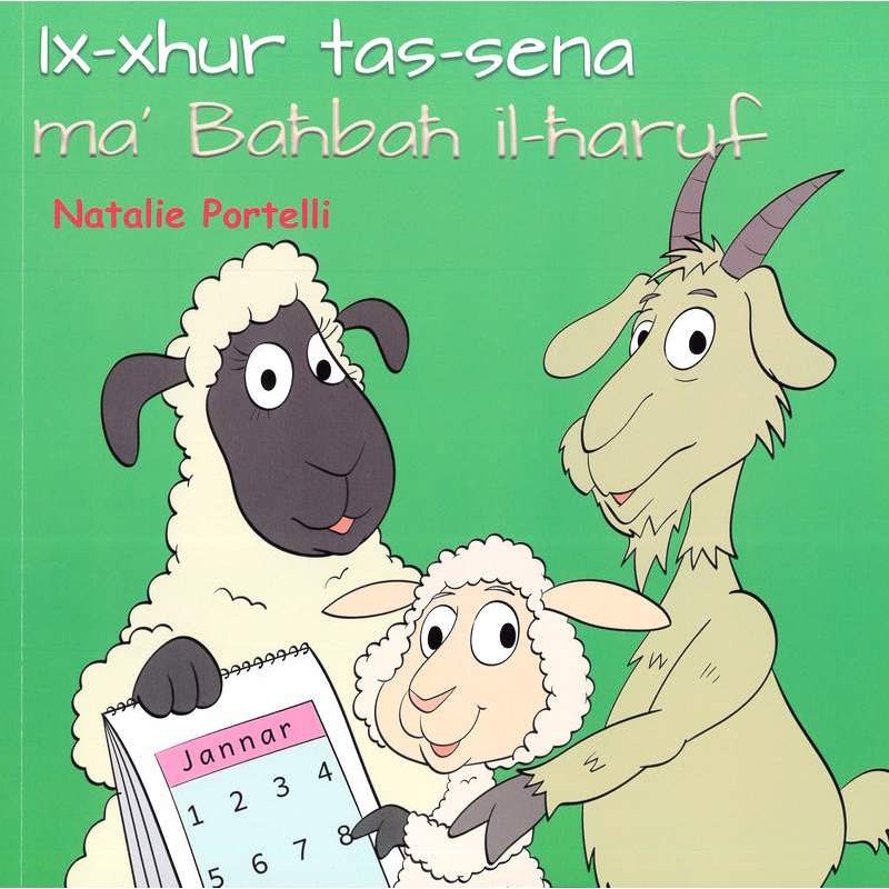 Books - Ix-Xhur tas-Sena ma' Baħbaħ il-Ħaruf ta' Natalie Portelli