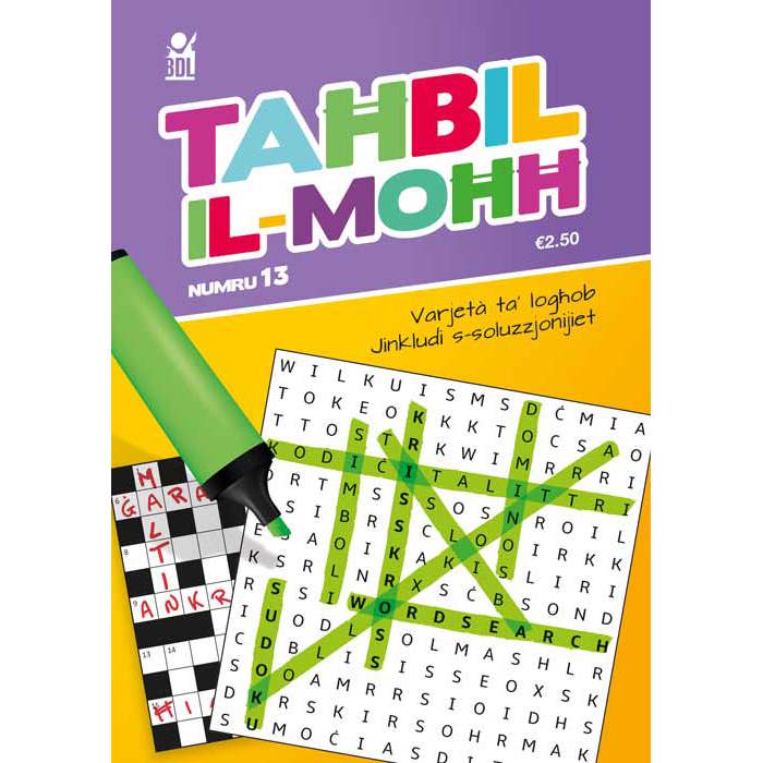 Activity Books - Taħbil Il-Moħħ - Numru 13