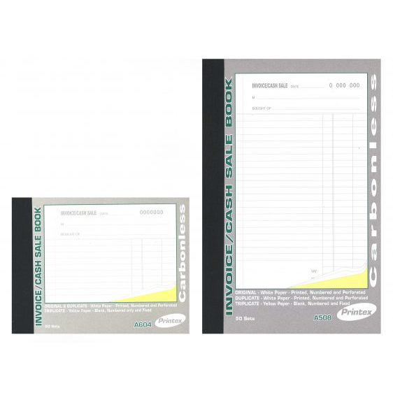 Invoice Books - Triplicate Invoice Book NCR - (Printex) - A6
