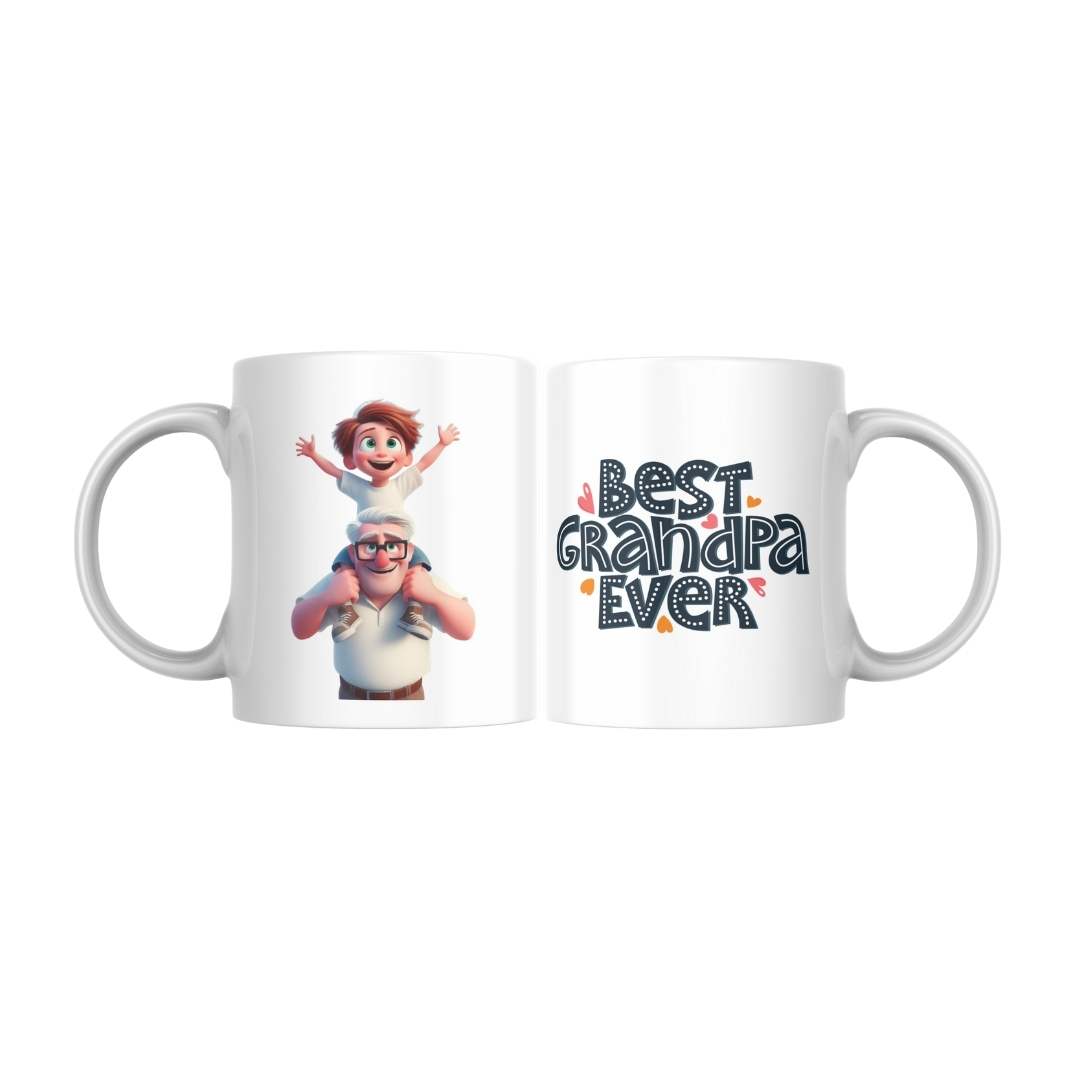 Father's Day - Best Grandpa Ever (Boy) Mug