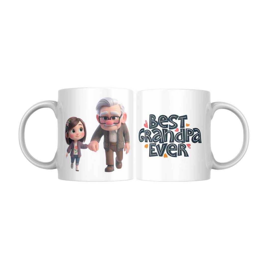 Father's Day - Best Grandpa Ever (Girl) Mug