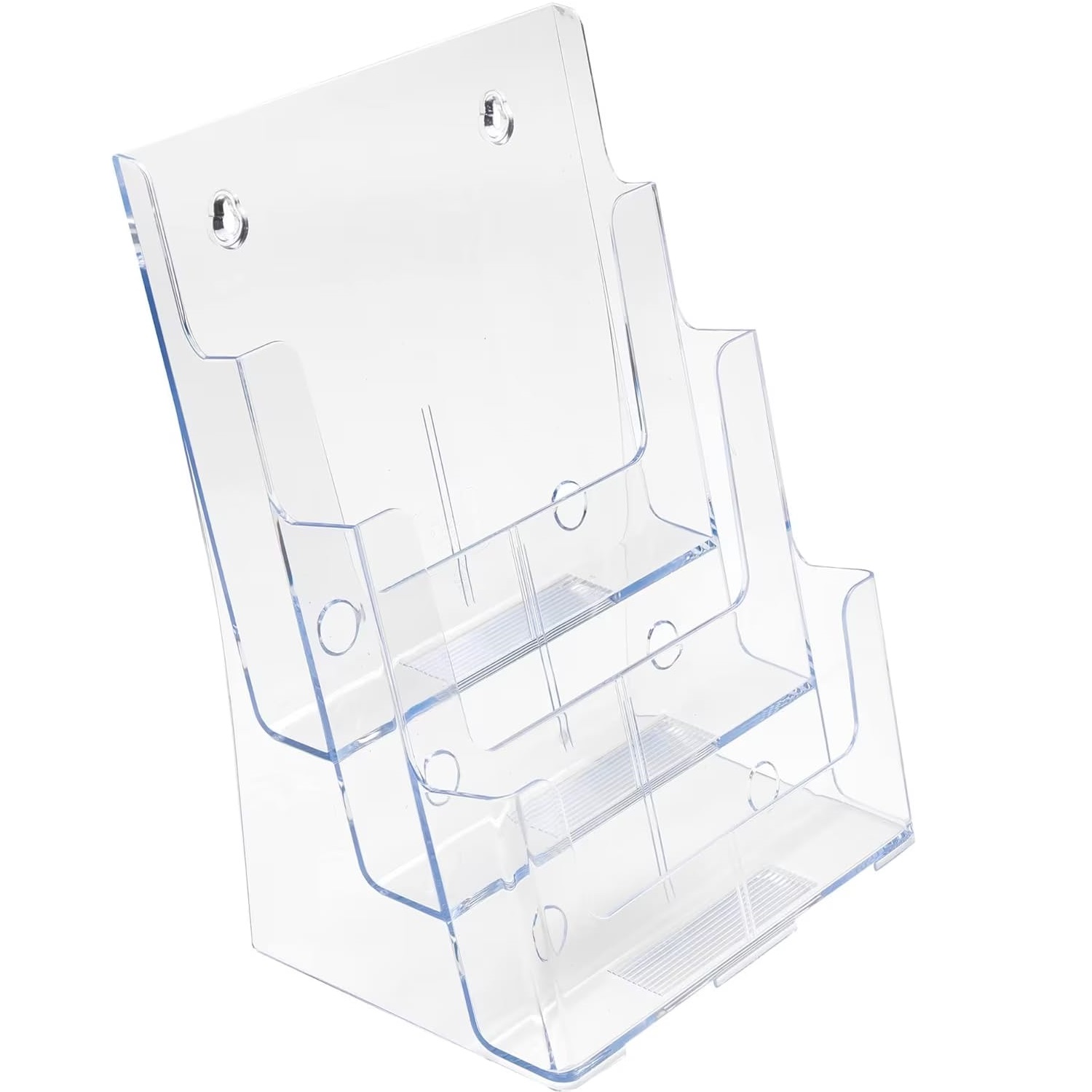 Transparent Acrylic Brochure Holder A4 3 Tier