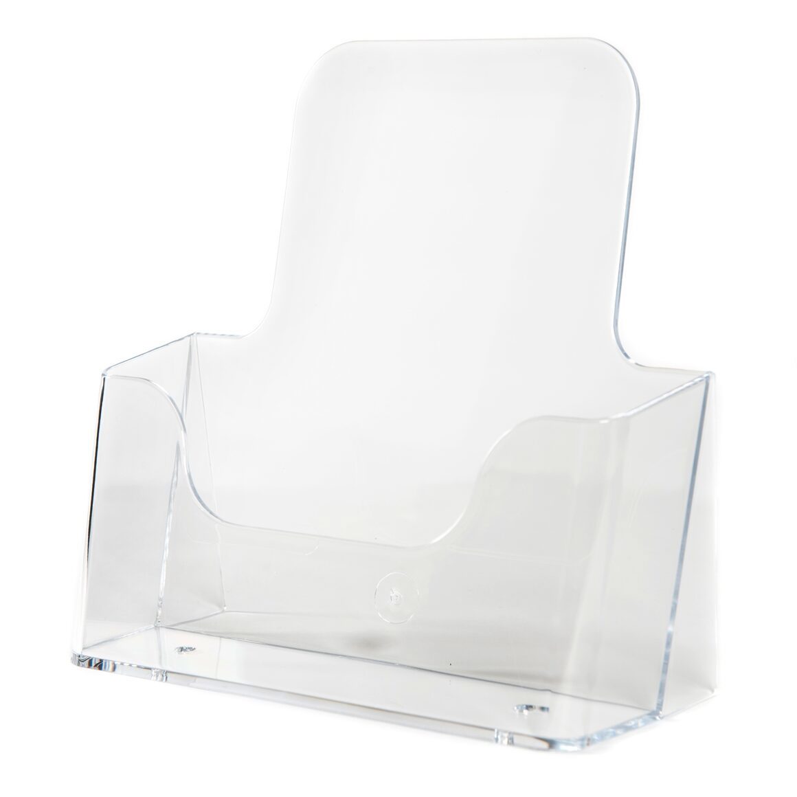 Transparent Acrylic Brochure Holder A5 1 Tier