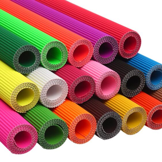 Corrugated Cardboard - Coloured Rolls