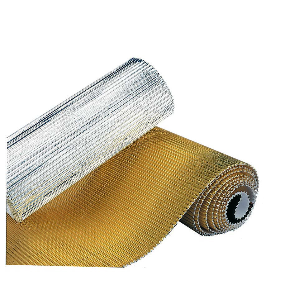 Corrugated Cardboard - Metallic Coloured Rolls